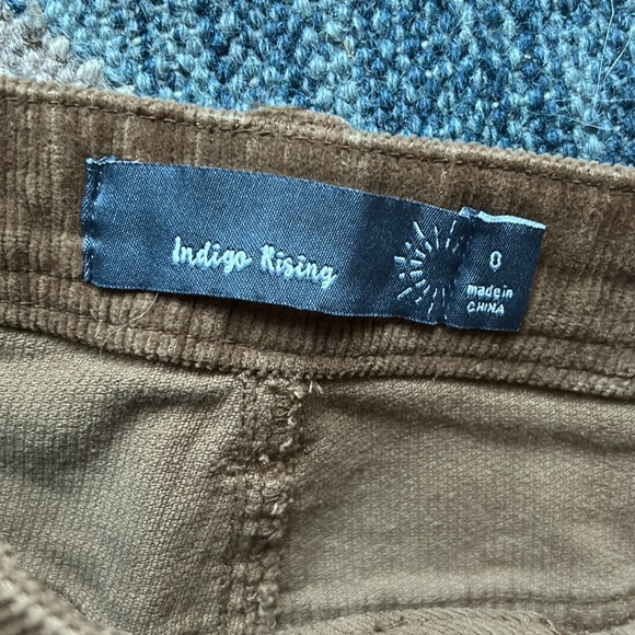 Brand new NWT brown tan 90s style  cords corduroy flare bootcut high waist - Picture 7 of 12